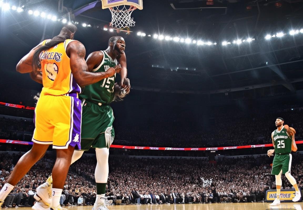 2017年NBA雄鹿对湖人巅峰对决：战术解析与赛季启示