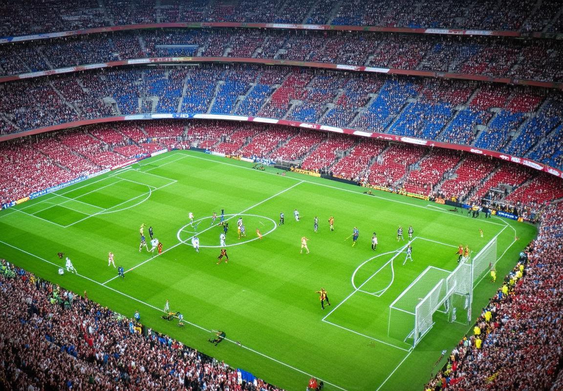 巴塞罗那VS马德里竞技:西甲巅峰对决精彩